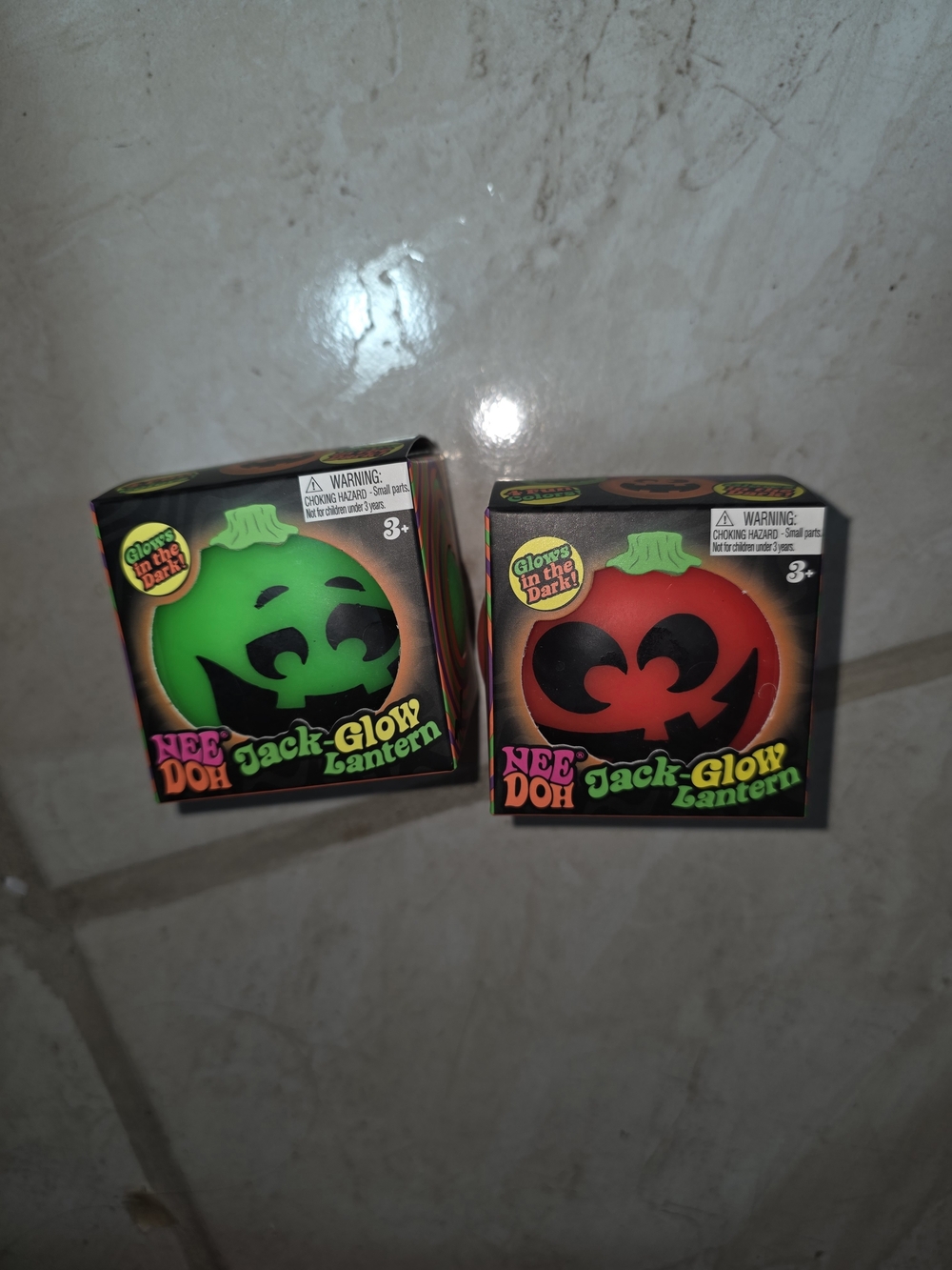 Jack-Glow Lantern Kids Toy - Green and Red (Set of 2)